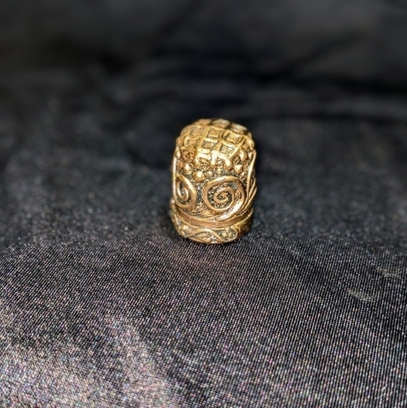 Dan Riccio Bronze Sculpted Ornate Vintage 80s Collectible Thimble - Picture 6 of 11